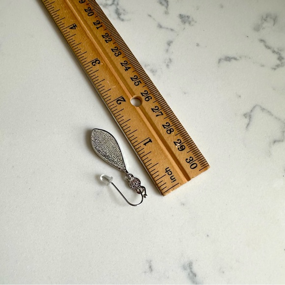 Blue Rust Terra Cotta Swirl Earrings Silver Boho Jewelry Western Jewelry - Picture 8 of 10